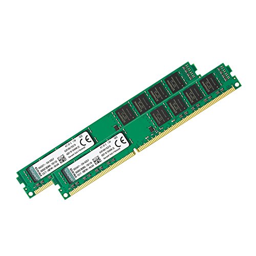 Kingston KVR16N11K2/16 - Memoria RAM de 16 GB (1600 MHz DDR3 Non-ECC CL11 DIMM Kit (2x8 GB) 240-pin, 1.5V)