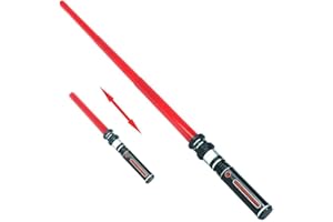 Dan&Dre Star Wars świecący miecz świetlny, chowany miecz emitujący światło LED, z symulowanym dźwiękiem, zabawki dla dzieci, rekwizyty, prezent