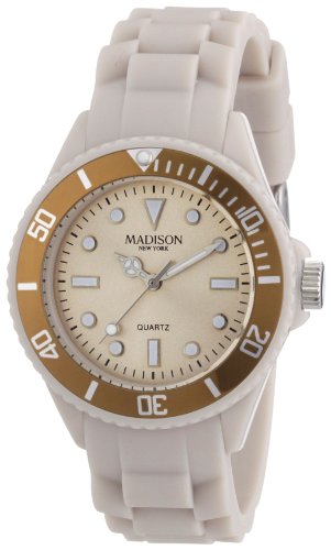 Madison New York Unisex-Armbanduhr Candy Time Mini Analog Silikon L4167-09/3 Madison New York Unisex-Armbanduhr Candy Time Mini Analog Silikon L4167-09/3