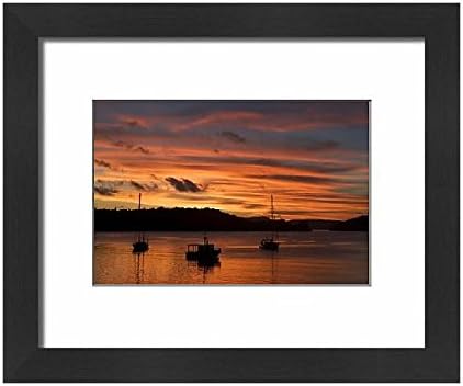 Framed 10x8 Print of Tonga, South Pacific - Sunset (652353)