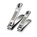 Nail Clippers, Saxhorn Nail Cutter and Trimmer for Fingernail and Toenail - Stainless Steel