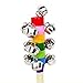 Kingtoys® 10-Bell Jingle Colorful Wooden Shaker Stick Musical Instrument Toy Ring Rattle Toy Education Toy For Baby Infant