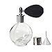 GETI BEAUTY Empty Refillable Perfume Glass Bottle with Black Mesh Atomizer 2.65oz/78ml