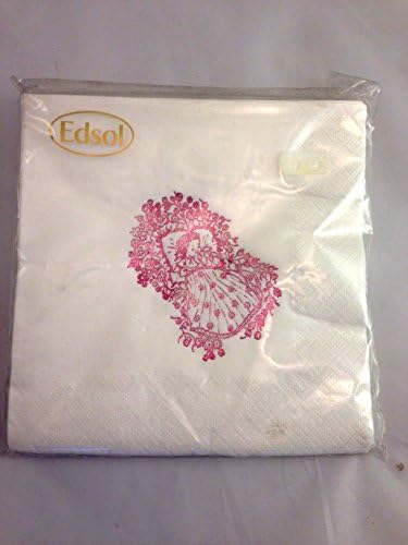 Christianing Party Napkins (Girl/Pink) - 15 Pack