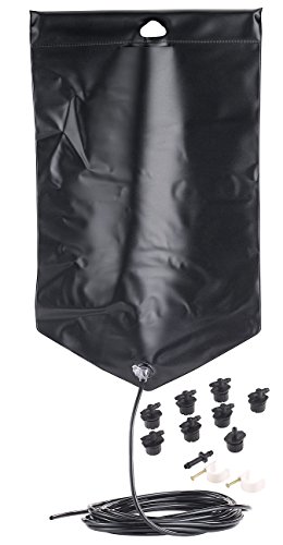 Preisvergleich Produktbild Royal Gardineer Bewässerung System: Pflanzen-Bewässerungssystem mit 8 einstellbaren Tropfern, 10,5 l (Pflanzen Bewässerungstropfen)