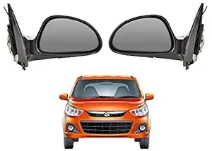 GKS Plastic Side Mirror for Maruti Suzuki Alto Lxi Manual (Both Sides)