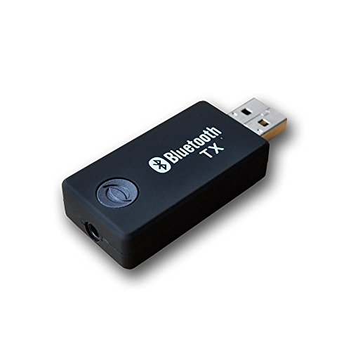 Preisvergleich Produktbild Bluetooth Transmitter, Drahtloser Beweglicher Stereo Musik Sender USB Dongle Audio Adapter für Audiogeräte TV, Kopfhörer, PC, Laptop, iPod, Media-Player