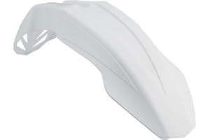 Racetech Garde-boue avant universel Supermotard blanc