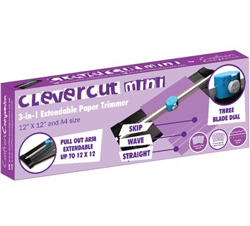 Preisvergleich Produktbild Crafter's Companion - Kleine Papierschneidemaschine Clever Cut, Schwarz