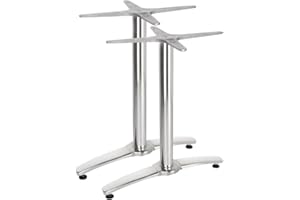 Bolero gh985 doble pierna Base de mesa, aluminio
