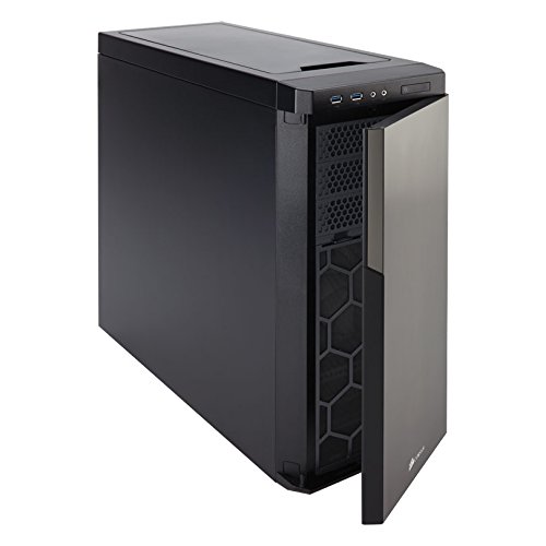 Corsair CC-9011071-WW Carbide Series 330R Titanium Mid-Tower ATX Silent Computer Gehäuse, Schwarz/Titanium - 2