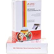 VMS Professional Thermal Laminating Pouch Film 125 Microns (Lamination Pouch) (70 x 100 mm) set of 2 (200 pouch)