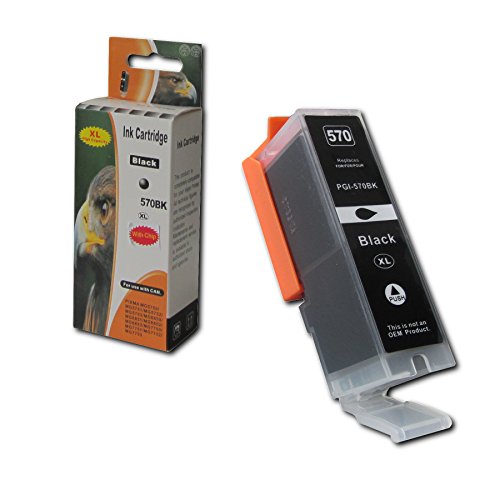 1 komp. XL Druckerpatrone Ersatz für Canon PGI-570BK XL für Canon Pixma MG 5700 5750 5751 5752 5753 6800 6850 6851 6852 6853 7700 7750 7751 7752 7753 TS5050 TS5051 TS5053 TS5055 TS6050 TS6051 TS6052 TS8050 TS8051 TS8052 TS8053 TS9050 TS9055