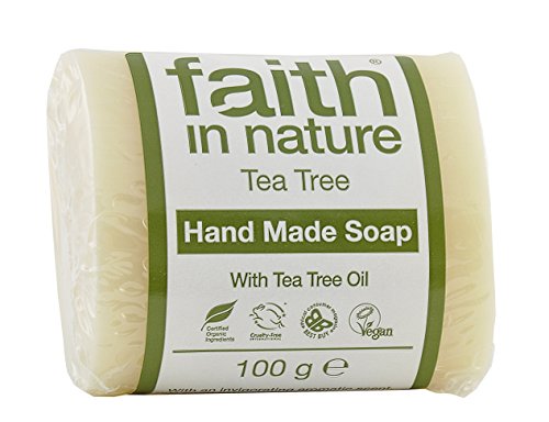 Faith in Nature Organic Tea Tree Soap, 100 g