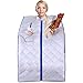 Produktbild Tragbare Infrarot-Sauna „SereneLife“ | Spa für eine Person | Ideal zur Entgiftung, Entschlackung und zum Gewichtverlieren (Farbe: Silber)