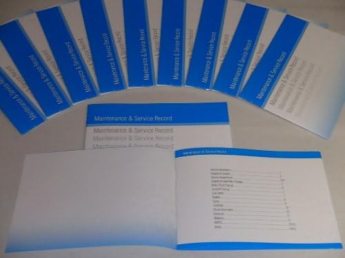 Generic Service History Book Suitable For All Proton Cars Blue