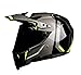 Produktbild SJASD Klapphelm Integralhelm Motorradhelm an Roller Motorrad Helm uud Männer Frauen Universal Full Face Winter Thermische Antifogging Sicherheit Off Road Helme,D,L