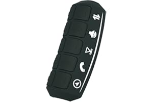 AITOPLUS Mando a Distancia Inalámbrico de Control de Volante Soporta el Control de los Botones de Bluetooth para Android iPhone Wince Sistema Conectado a GPS Multimedia Control de Navegación Radio con Luz
