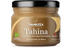IL TOMOLO Crema di Sesamo Biologico - Tahina - Slow Food - 100% Sesamo di Ispica - Gluten Free - Gambuzza