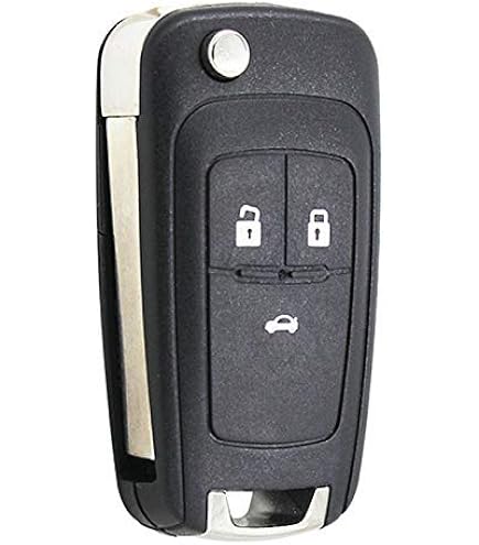 JONGO - Sleutelbehuizing met compatibele sleutel voor Opel en Vauxhall Adam, Astra, Cascade, Corsa, Insignia, Karl, Mokka en Zafira Tourer | Auto sleutelbediening 2 knoppen