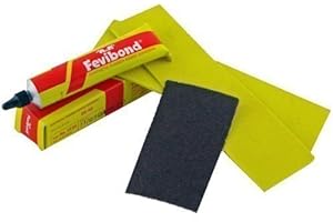 ND Sports Toe Guard Glue Set For Willow Cricket Bats. Random Colour Toe Guards One Size