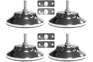 Juwaacoo Lot de 4 niveleurs de billard/pieds de table de en métal de 12,7 cm