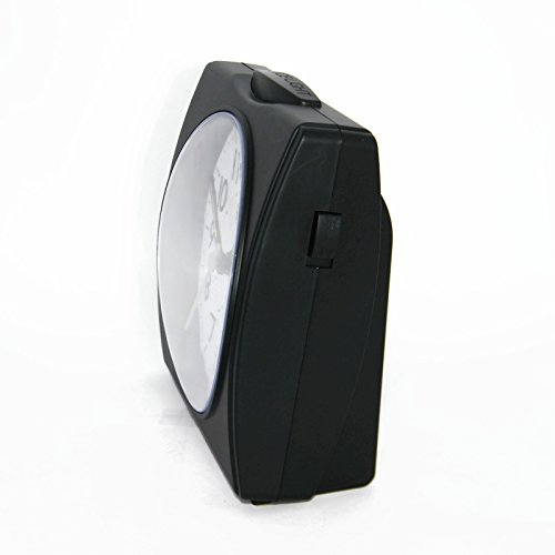 Großer XXL Funkwecker Licht Snooze DCF77 Schwarz Analog – MAGIC 1895-7 - 3