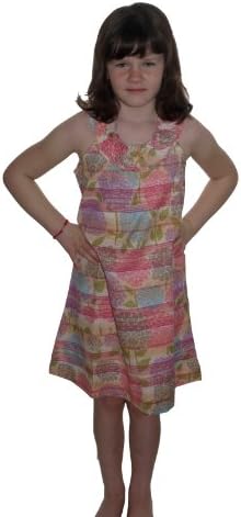 Girls Hydranja Print Shift Summer Dress (3-4 years)