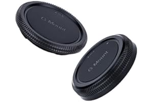 PIXEL PEEPER Body Cap & Rear Lens Cap for Fujifilm G Mount Cameras and Lenses. Fuji G-FX etc
