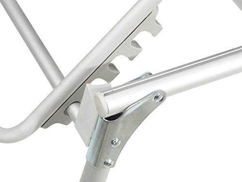2er-Set Sonnenliegen, verstellbar, klappbar, belastbar bis 120kg, Grau; Campart Travel BE-0639 - 3