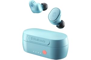 Auriculares Inalámbricos Skullcandy Sesh EVO True Wireless, con Bluetooth Incorporado, Resistentes al Sudor, al Agua y al Polvo, Batería de hasta 24 Horas de Duración Total - Azul