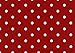 Produktbild Fablon Polka Dot Klebefolie, 45 cm x 2 m, Rot
