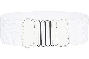 Jungerhouse Ceintures Élastiques de Femmes Large Extensible Taille Ceintures pour Tenue de Robe, Manteau, Doudoune