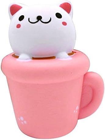 Sinto Squishy Cute Squeeze Pink Cat Cream Scented Slow Rising Soft Toy Gift Big