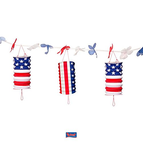 USA Party Laterne Girlande 360 cm