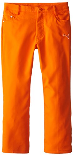 Preisvergleich Produktbild Puma Golf Boys Junior 5 Pocket Pant, lebhaften Orange, Groß