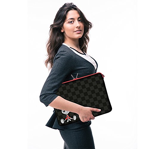 Digittrade LS160-11 Filly Designer Schutzhülle für Laptops und Netbooks mit einer Bildschirmdiagonale von 29,5 cm (11,6 Zoll) schwarz-weiß - 3