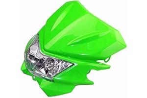 NEWLAND2019 35W Off-Road Dirt Bike Motorcycle Front Headlight Headlamp For Honda Kawasaki Suzuki Yamaha KLX Dual Sport Custom (Green)
