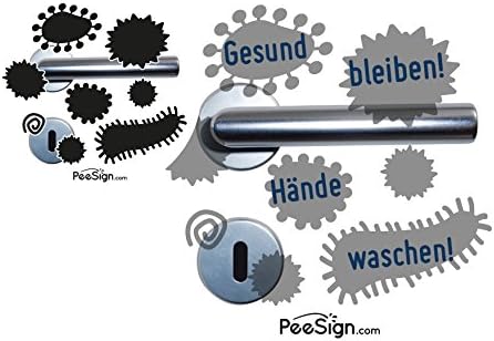 'Effect Sticker Urinal Peesign "Hands Game