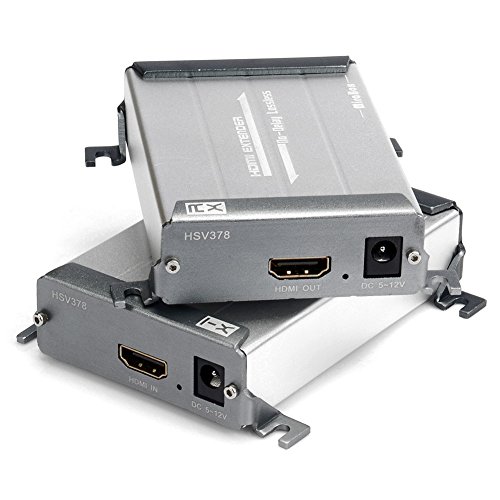 MiraBox HDMI Extender Over Cat5/Cat5e/Cat6/Cat6e Single Lan Cable 100m (328ft) LossLESS No-Delay For DVR,DVD,Home Theater (ARX378)