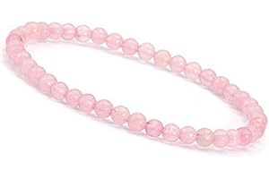 Unique Gems Bracelet de protection discret en pierres précieuses pour femme - Diamètre : 4 mm