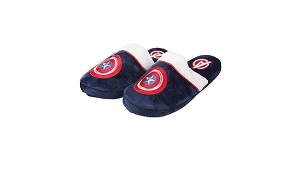 captain america slippers mens