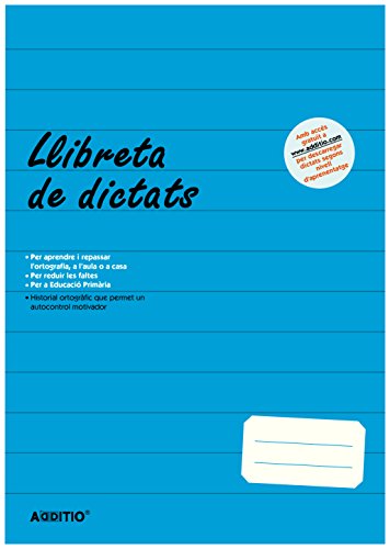 Additio D101Libreta de Dictados para educación primaria (catalán), surtido: colores aleatorios