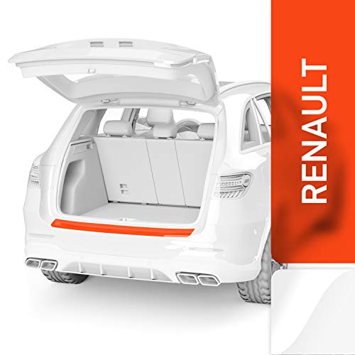 Luxshield Ladekantenschutz Folie inkl. Profi-Rakel - Clio Grandtour 4 (IV) X98 I 2013-2019 - Stoßstangenschutz, Kratzschutz, Lackschutzfolie - Transparent glänzend Selbstklebend