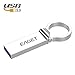 Produktbild Eaget U90 USB 3.0 High Speed kappenlosem Flash Drive, Wasser Resistent, stoßfest, Integrated Pure Metall versiegelt Schlüssel Ring Design, poliert Spiegel Aussehen, kompakte Größe, 16/32/64 GB U96 16 GB