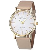 TianWlio Armbanduhren Damen Mode Einfache Freizeit Frauen Analog Leder Quarz Armbanduhr Uhren