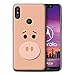 Price comparison product image eSwish Gel TPU Phone Case/Cover for Motorola One/P30 Play/Hamm Pig Face Inspired Design/Cute Toy Characters Collection