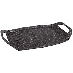 Kamberg - 0008105- Plancha 44 x 29 cm - Fonte d'aluminium - Revêtement pierre - Tous feux dont induction - Sans PFOA