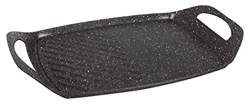 Kamberg - 0008105- Plancha 44 x 29 cm - Fonte d'aluminium - Revêtement pierre - Tous feux dont induction - Sans PFOA