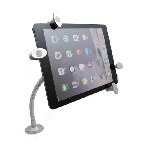 System-S abschließbarer Anti-Diebstahl, Schwanenhals, Wand Halterung, Showroom Halter mit Sicherheitsschloss für Tablet PC (10″-12,6″ Zoll) - 2